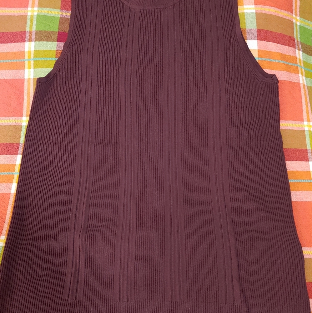 Mock turtleneck shell